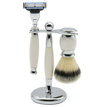 Union Razors Three Piece Shave Kit White