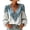 CJ36_Gray, variant on Women Casual V Neck Puff Sleeve Patchwork Faux Denim Shirt Lightweight Jean Shirts Loose Fit Button Up Long Puff Sleeve Lounge Tops White S