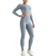 thumbnail image 2 of Traje Casual Chándal, Apriete De Barriga Levantamiento De Glúteos Bodycon Traje De Yoga Absorbe La Humedad Cintura Alta 2 Piezas Estiramiento Alto Para Exteriores, 2 of 5