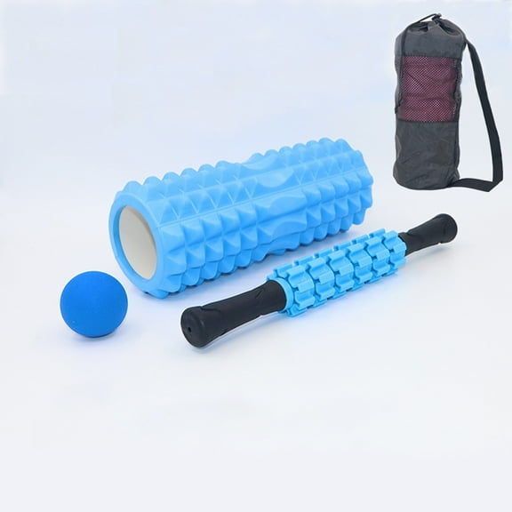 Foam roller for muscle relaxation, yoga bar, exercise roller, roller for legs, Langya massage set