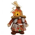 thumbnail image 2 of Season Thanksgiving Decoration Maple Leaf Sunflower Grass Hat Rudolf Faceless Doll Goblin Ornament, 2 of 3