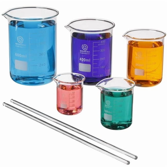 600 ml Glass Beakers - Pack of 5
