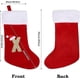 thumbnail image 2 of VEYLIN 20 Inch Christmas Stockings with Letters, Plush Christmas Stockings Large Embroidered Stockings Christmas Stockings for Kids/Adult Red Letter(X, 2 of 5