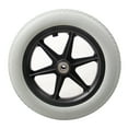 thumbnail image 1 of Dailydealuk - Rueda de repuesto para silla de ruedas de 12 pulgadas, antideslizante, suave para sillas de ruedas Gris Baoblaze Rueda trasera, 1 of 8