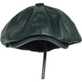 thumbnail image 7 of CoCopeaunts PU Leather Newsboy Cap Solid Octagonal Hat Men Women Detective Hats Retro Flat Caps Unisex Four Seasons Baker Boy Hat, 7 of 7