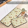 thumbnail image 5 of SKYSONIC Sunflowers Beehive Kitchen Rugs Set of 2, Daisy Bee Floor Runner Area Rug Washable Carpet Mat Perfect for Living Room Bedroom Entryway, 5 of 7