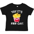 thumbnail image 3 of Inktastic Yay Its Fry Day with Cute French Fries Boys or Girls Toddler T-Shirt, 3 of 5
