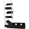 thumbnail image 2 of C4Labs Tall Velvet Lined Dice Tower & Basic Tray - Softer Sound - Tower w/ Black Tray, 2 of 4