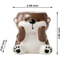 thumbnail image 3 of Cute Animals Planter, Mini Ceramic Cartoon Animal Shaped Succulent Flower Pot Indoor Air Plants Holder, Smooth Shiny Decorative Flower Cactus Planter - Plants Not Included (Otter), 3 of 12