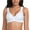 White, variant on Women's Front Closure Posture Corrector Bra Back Support Wireless Bralette 44H
