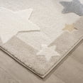thumbnail image 3 of TOWN & COUNTRY PLAY Super Star Galaxy Kids Area Rug, Soft & Plush, Calming, Bedroom Rug, Nursery Decor, Playroom & Classroom Rugs, Beige/Multi, 7'10"x10’2”, 3 of 4
