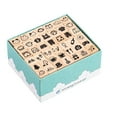 thumbnail image 1 of Madera Madera Para | Juego Decorativo De Juguetes De Goma Con Relieve Geométrico De Animales Juego De 42 Accesorios Para Álbumes De Recortes, 1 of 8