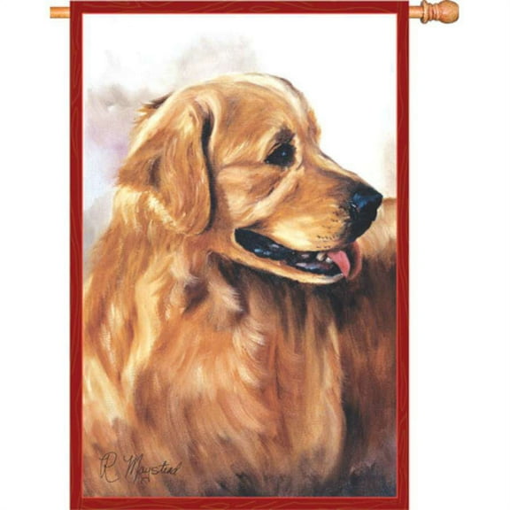Premier House Size Flag - Golden Retriever