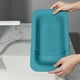 thumbnail image 5 of Cesta de drenaje retráctil para fregadero, rejilla de secado de plástico para fregadero, colador extensible para colocar sobre el fregadero, colador para frutas y verduras, 5 of 12