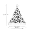 thumbnail image 3 of Cauagu Black Footprints Pattern Christmas Hat for Kids,Xmas Holiday Hat Santa Hat for Boys & Girls Festive Headwear Accessories for Christmas/New Year/Holiday, 3 of 6
