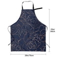 thumbnail image 2 of Kdxio Navy Dark Blue Apron with Pockets Adjustable Kitchen Aprons for Men Women Waterproof Aprons for Cooking,Drawing,Crafting, Baking Household Cleaning, 2 of 5