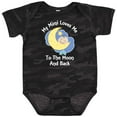 thumbnail image 3 of Inktastic My Mimi Loves Me to the Moon and Back Boys or Girls Baby Bodysuit, 3 of 5