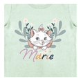 thumbnail image 2 of Playera Para Niña Disney Marye Aristogatos Cuello Redondo Manga Corta Talla 6 Verde, 2 of 2
