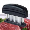 thumbnail image 1 of Meat tenderizer, 48 needles, black, quickly tenderizes, juicy and easy to cook, 1 of 4