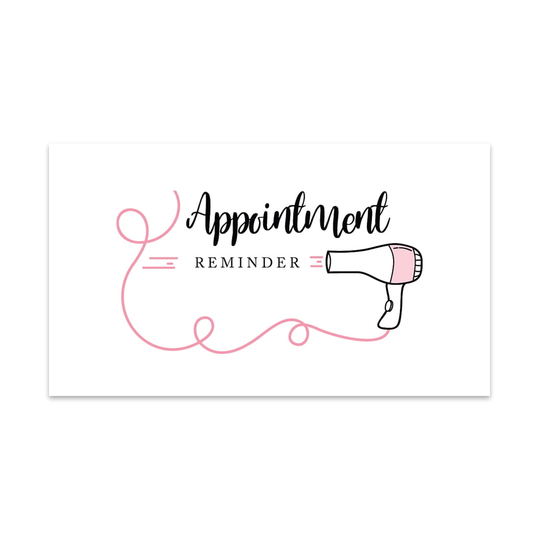 Koyal Wholesale Hair Salon Appointment Business Cards for Hair Salon, Set of 100