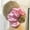 Pink, variant on 2Pcs Solid Color Imitation Silk Oversized Hair Accessory Suitable for Dance and Casual Attire