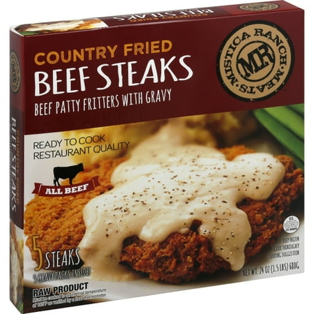 Country Fried Beef Steaks with Gravy, 1.613 lbs