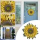 thumbnail image 3 of Girasol De Abeja, Adornos De Corona Colgantes Artificiales, Corona De Día De Abeja Para Puerta Delantera, Decoración Para Fiesta De Boda Serendint HA042635-06, 3 of 6