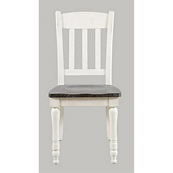 Jofran Madison County Rustic Reclaimed Pine Farmhouse Slatback Dining Chair (Set of 2)