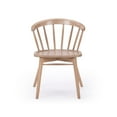 thumbnail image 4 of Plank+Beam Set of 2 Dining Chairs, Solid Wood Kitchen Chair, Blonde, 4 of 9