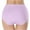 Purple, variant on Gfyviroh Briefs for Women Stretch Soft Breathable Full Coverage Panties Casual High-rise Solid Color Comfortable Underwear