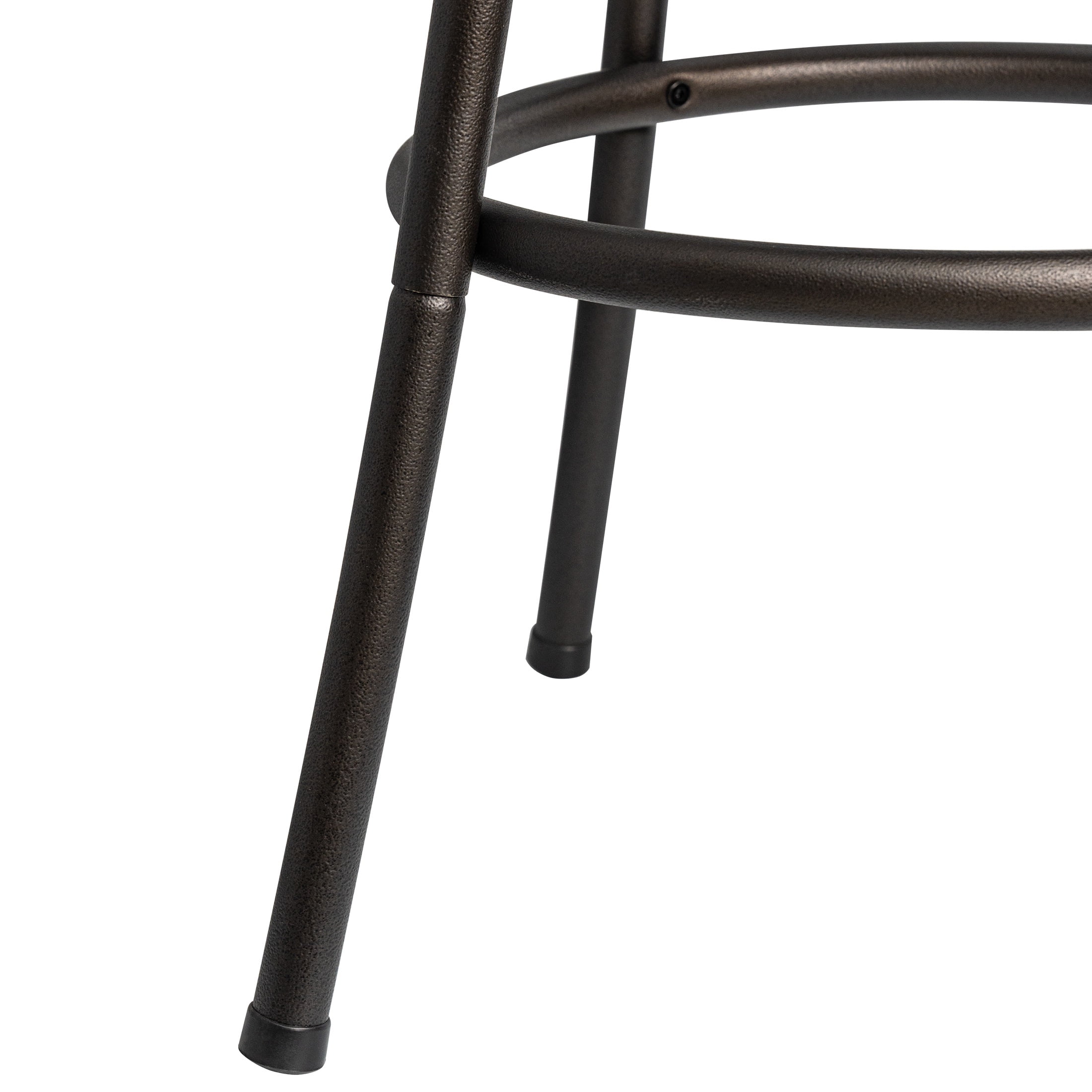 Azalea Park Metal Swivel and Adjustable Height Bar Stools, Tan