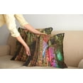 thumbnail image 3 of Ambesonne Colorful Throw Pillow Cover 2 Pack, Geologic Cistern Rain, 20", Multicolor, 3 of 6