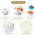 thumbnail image 3 of Adjustable Dog Treat Dog Ball Dispensing Dog Toys, Interactive Food Puzzles Ball for Dogs, Pet Slow Feeder Ball, 3 of 5