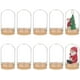 thumbnail image 1 of Paquete de 25 frascos de vidrio con tapa de campana (36 x 22 mm) y tapones de corcho para decoración, ideales para fiestas, manualidades y pequeños proyectos., 1 of 8