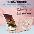 thumbnail image 3 of 3-in-1 Tablet Case for Samsung Tab A9+ 11 inch(2023), 360° rotating stand, cool anti-slip texture, shock and drop resistant, all-inclusive silicone case, 3 of 7