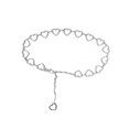 thumbnail image 2 of Jumpingount 90cm pantalones de cintura de moda cadena de cintura clásica amor corazón hueco faja para mujeres estilo Hip Hop cinturones de cintura de moda Cinturones plata Amor Jumpingount AP1632-01B, 2 of 6