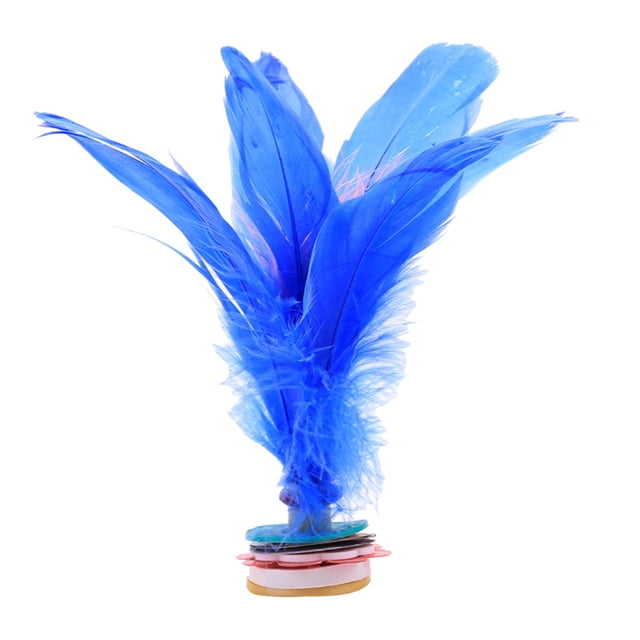 CSChome Feather Shuttlecock Stable Base Kick Shuttlecock Bright Color Hand-eye Coordination Game Shuttlecock