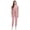 Pink, variant on Niaahinn Women's Scrubs Set - V-Neck Top & Drawstring Jogger Scrub Pant for Nursing Uniforms, 9 colors