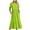 Green, variant on Women's Solid Color Short Sleeve Loose Fit Dress Casual Flowy Tiered Maxi Beach Dress With Pockets