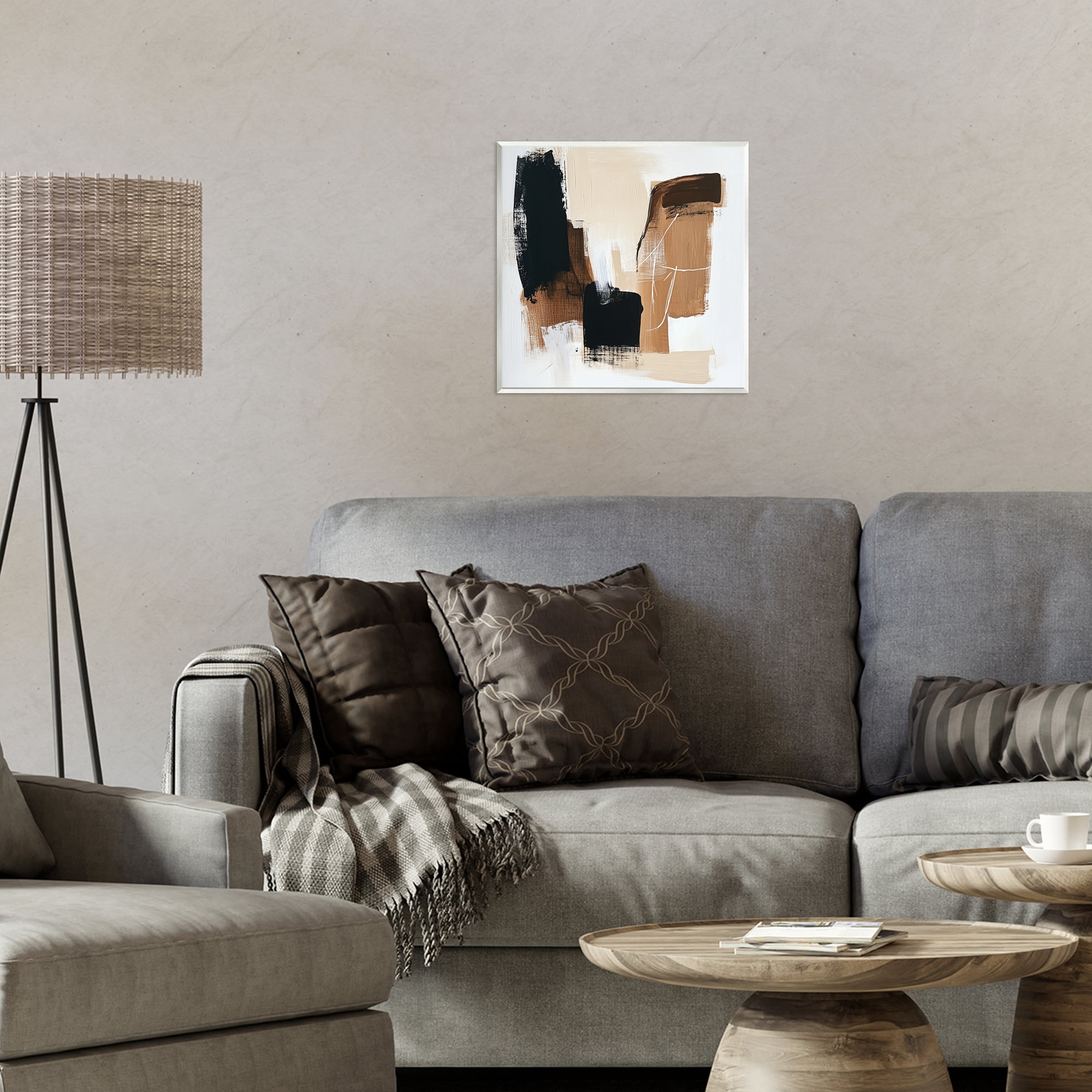 Stupell Industries Earthy Hues Neutral Balance Wall Plaque Art, design by Petal Prints Design