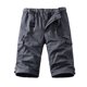 thumbnail image 1 of Multi Bolsillo Cargo Pantalones para Hombres Estiramiento Casual Cordón Clásico Pantalones Cortos de Verano con Bolsillos Múltiples, Pantalones Cortos de Cintura Elástica, 1 of 4