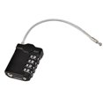thumbnail image 4 of Qiilu Luggage Password Lock,Steel Wirerope Password Lock Customs Luggage Padlock ,Customs Password Lock, 4 of 9