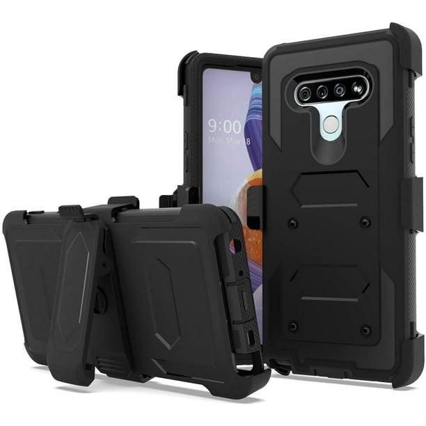 LG Stylo 6 Case, Stylo 6 Plus Case w/ Built in Screen Protector Heavy