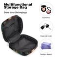 thumbnail image 4 of Bohemian Sanitary Napkin Storage Bag Pouch, Period Bag Makeup Travel Bag Oxford Cloth Small Travel Toiletry Bag for Women, 4.7x6.6x6.6 in, 4 of 6