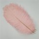 thumbnail image 1 of XmhyTop-A 10 plumas de 15-20 cm para bodas, decoración de centros de mesa, manualidades, color rosa claro., 1 of 5