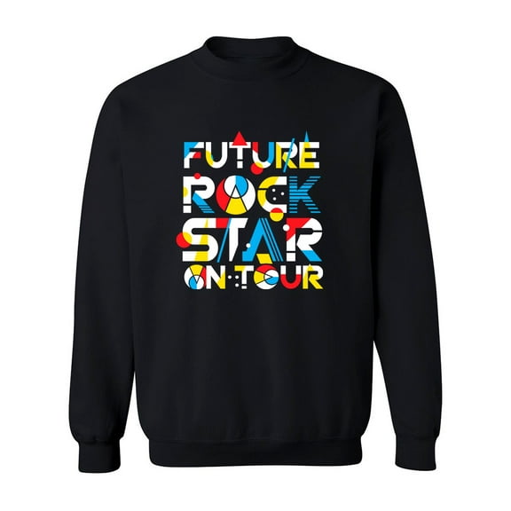 Future Rock Star On Tour! Sweatshirt Men -Image by Shutterstock, Male 5X-Large
