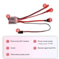 thumbnail image 4 of Controlador De Velocidad Cepillado 30A, Mini 30A Cepillado ESC Bidireccional 5 Piezas De Actualización Fácil De Instalar Interfaz JST Para Motor 130 180 260 1/16 1/24 1/18 Modelo, 4 of 7