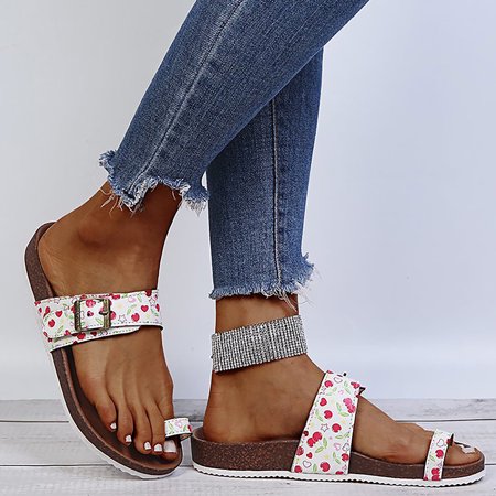 

Women Platform Light Weight Comfy Snake Print Buckles Walking Sandals