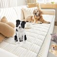 thumbnail image 1 of Paw Lounge Couch Cover, Ultra-Soft Quilted Sofa Protector, Non-Slip Washable Couch Covers for Pets, Ultra-Soft Fluffy Plush Sofa Protector for Home, Suitable for Dogs and Cats, 1 of 7