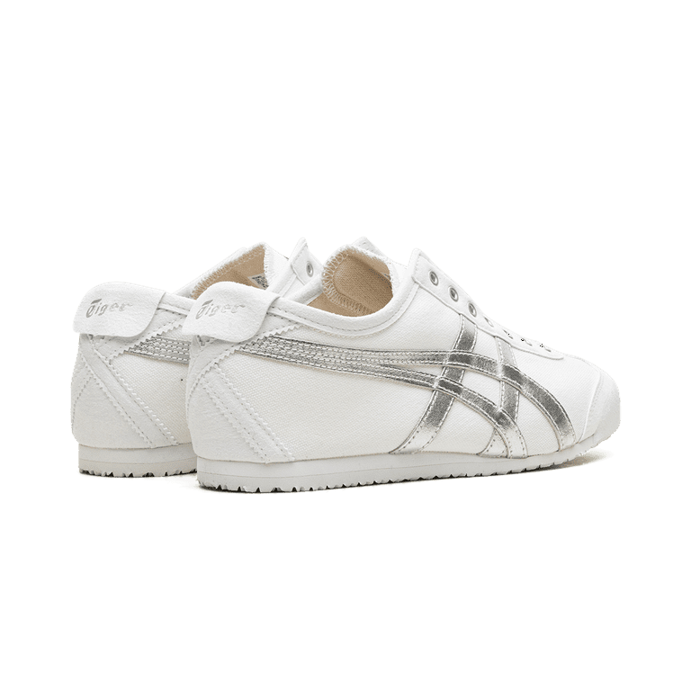 265.Onitsuka Tiger MEXICO 66 白×シルバー 24cm ONITSUKA TIGER MENS Mexico 66 Slip-On 
